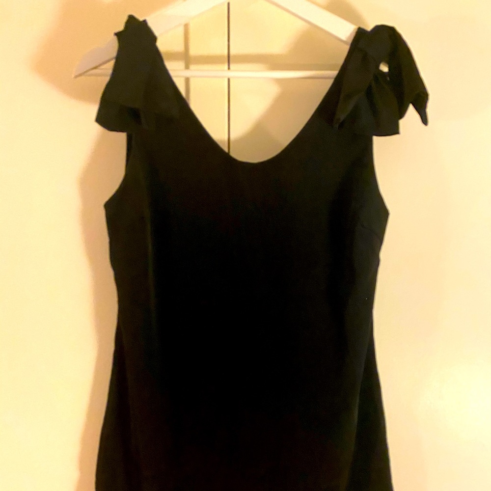 Black mini dress